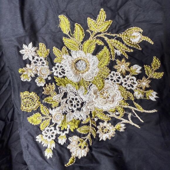 KHAADI Floral Embroidered Cambric Raglan Top Kurta Dress Womens 12 - Picture 11 of 12